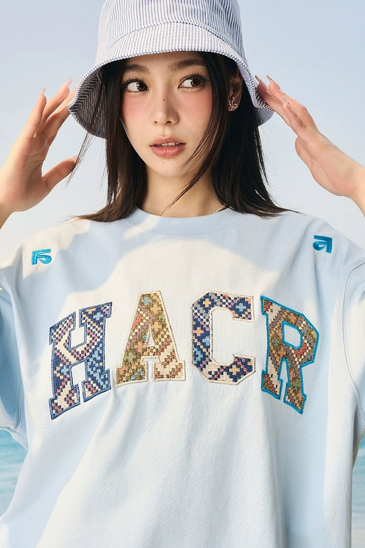 Ethnic Patch Embroidery T-Shirt
