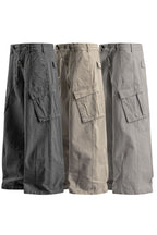 Washed Straight Work Pants