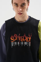 Layered Rhinestone Graphic Tee