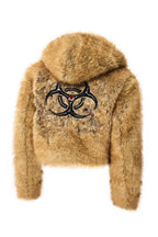 Faux Mink Hooded Fur Jacket