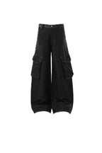 Black Pocket Scythe Jeans