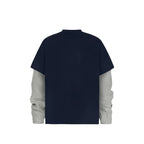 Lightning Print Two-Layer Long Sleeve
