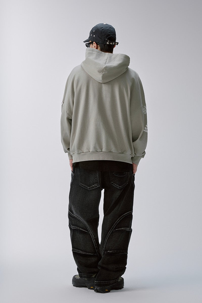 Deconstructed Cargo Denim Jeans