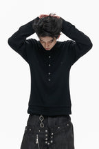 Layered Button Long Sleeve