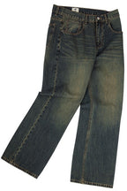 Washed Flare Whisker Jeans