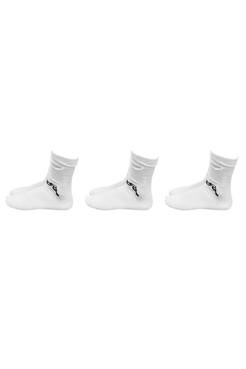 3-Pack Asymmetric Jacquard Socks