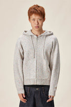 Knit Zip Up Hoodie