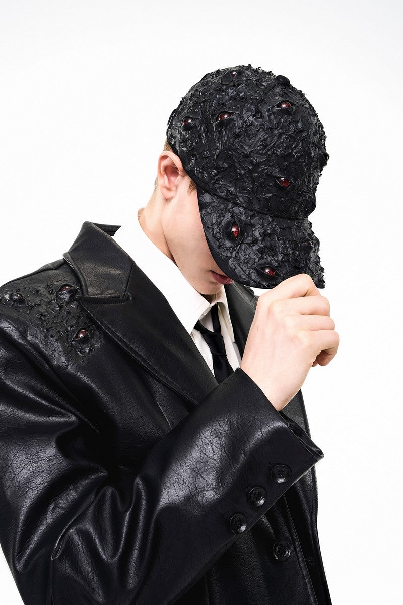 Molten Texture Black Baseball Cap