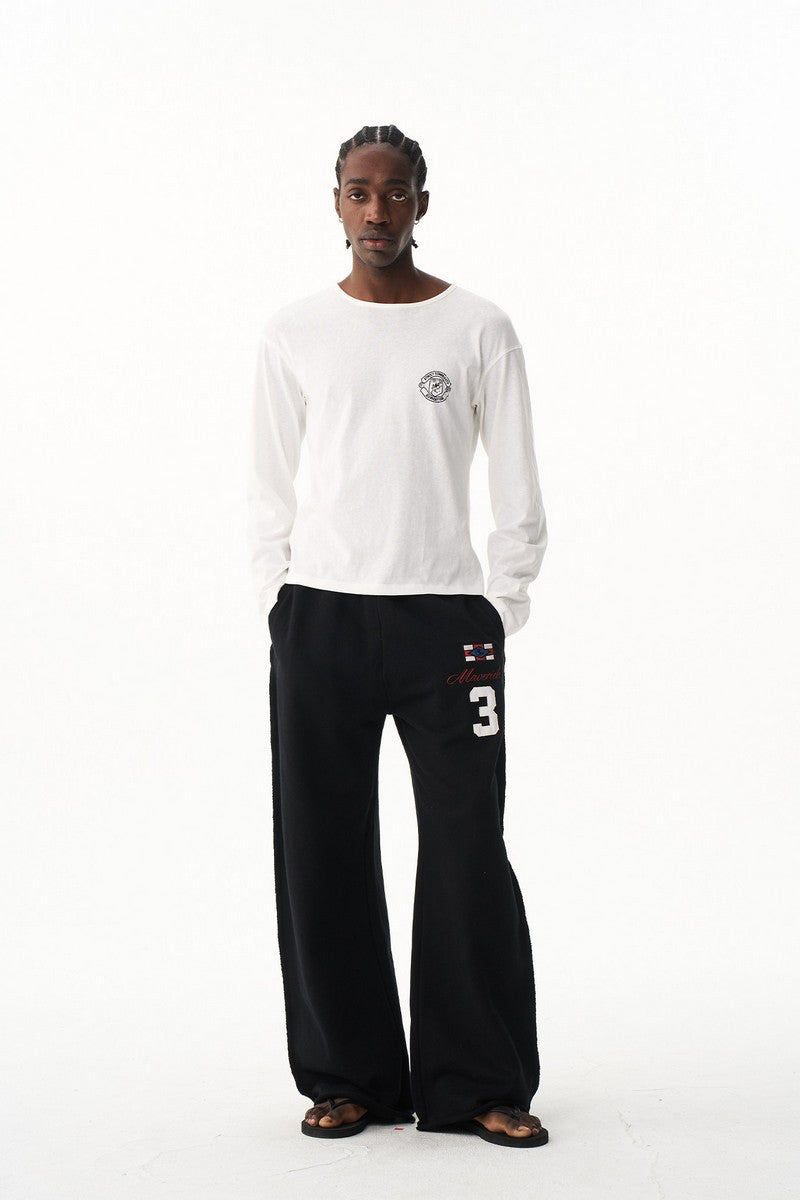 Embroidered Loose Fit Sweatpants