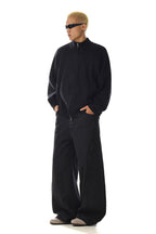 Loose Knit Cardigan Sweater