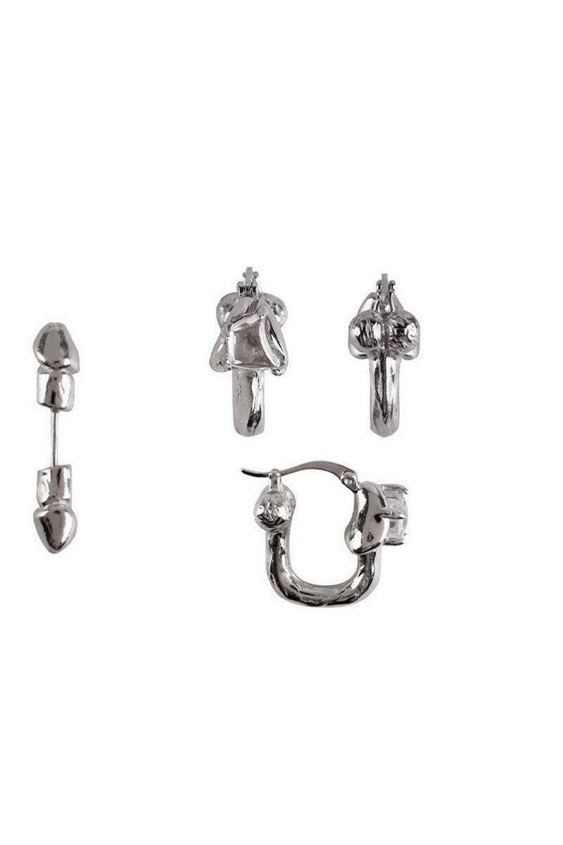 Spoof S925 Skull Earring