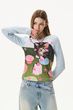 Star Print Millennium Long Sleeve