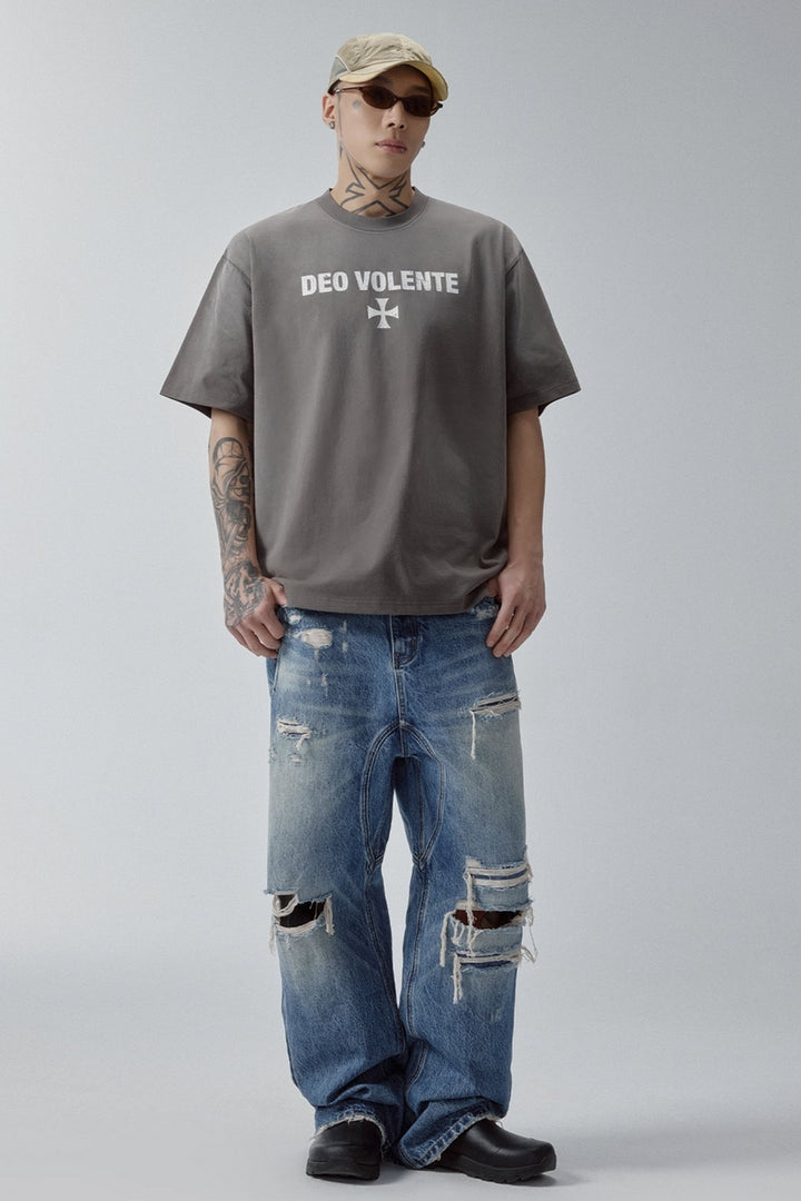 Vintage Ripped Jeans