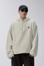 Vintage Fleece Half Zip Hoodie