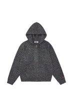Knit Zip Up Hoodie