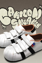 White Cartoon Sneakers
