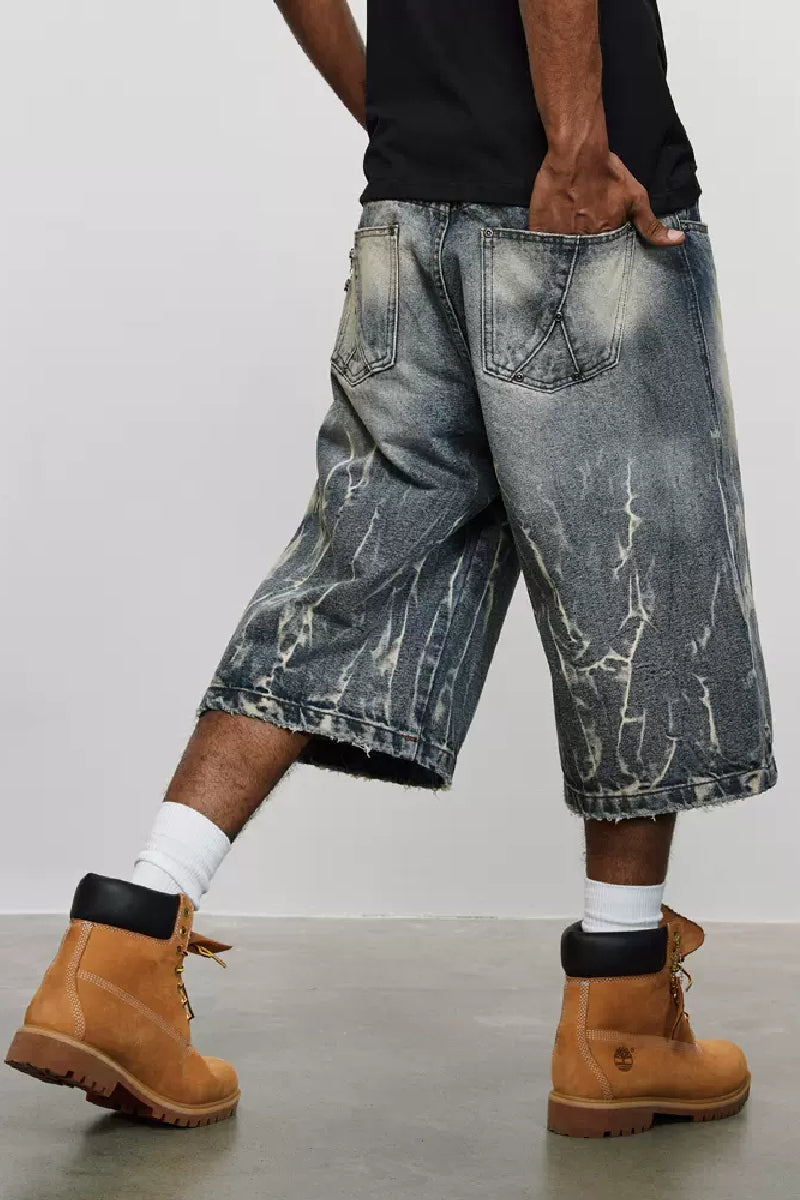 Lightning Pattern Jorts