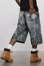 Lightning Pattern Jorts