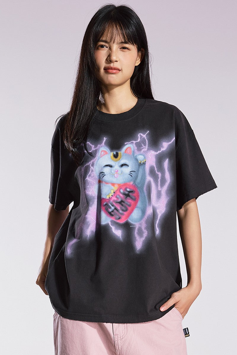 Lucky Cat Graphic Tee