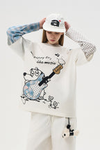 Guitar Dog Layered Longsleeve