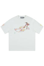 Crayon Floral Bowknot T-Shirt