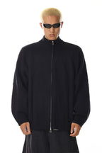 Loose Knit Cardigan Sweater