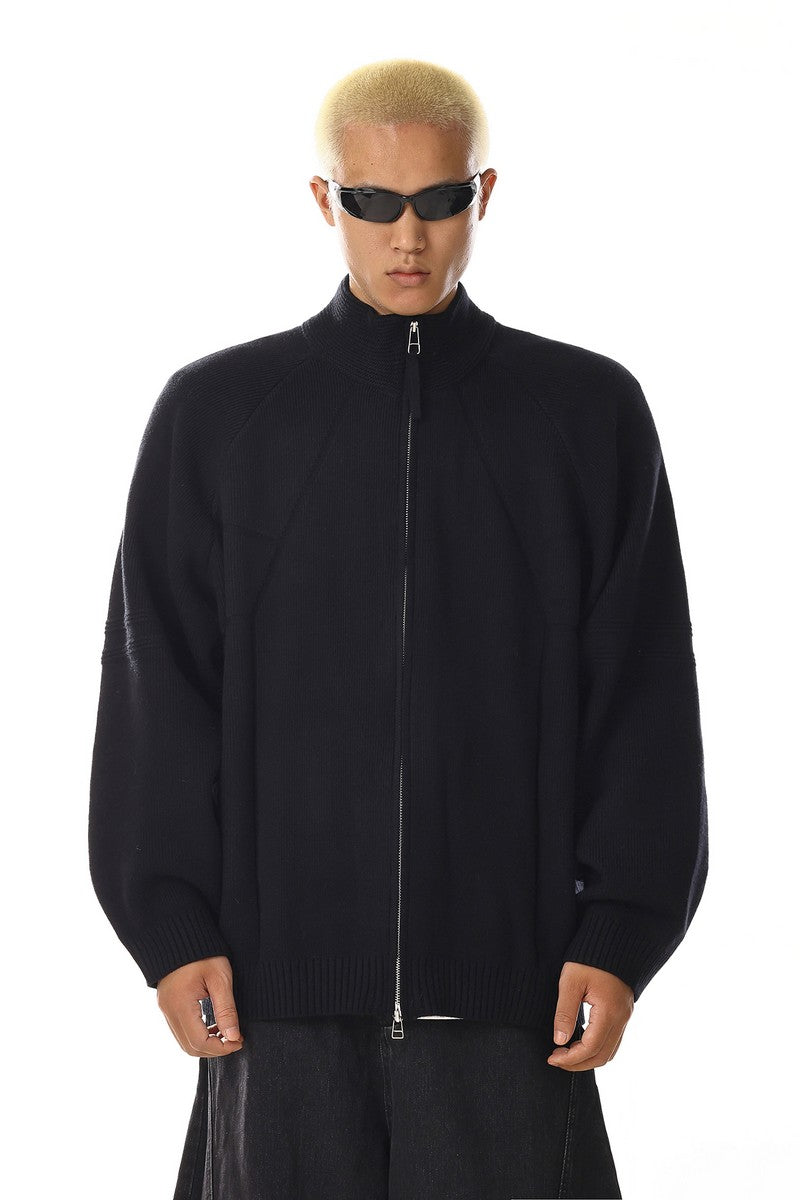 Loose Knit Cardigan Sweater