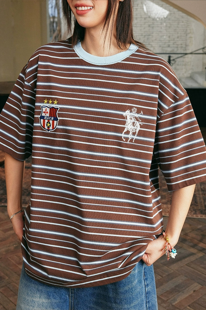 Vintage Striped Loose Fit Tee