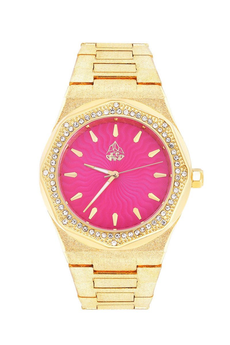 Iced Out Chrono Watch