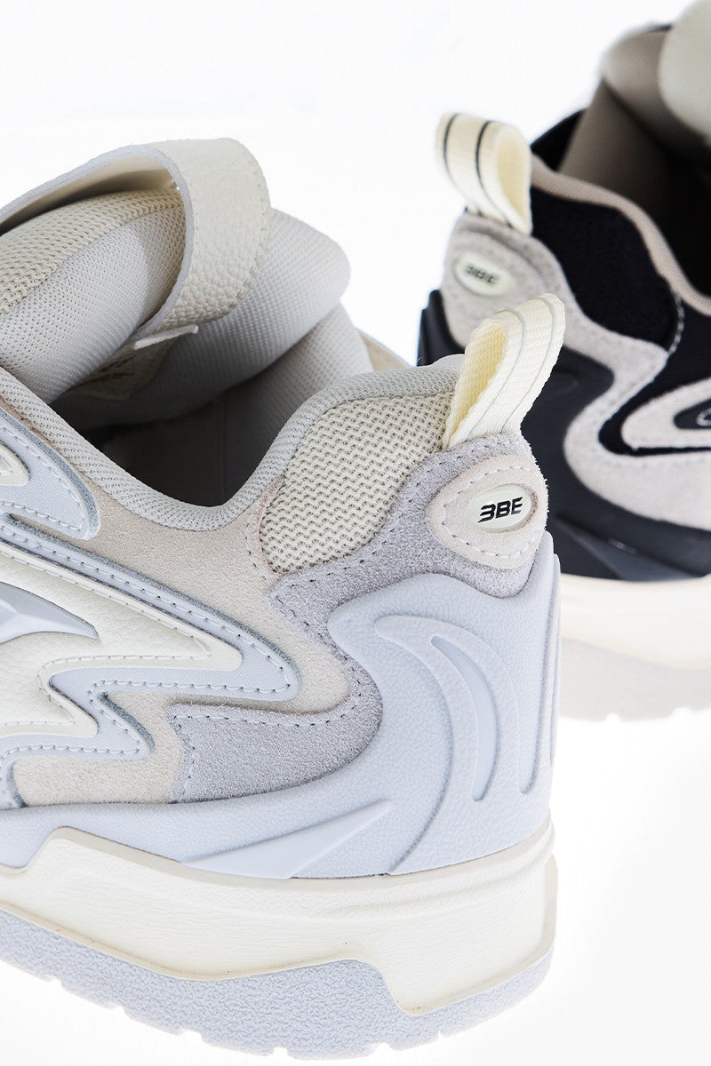 Grey Flame Chunky Sneakers