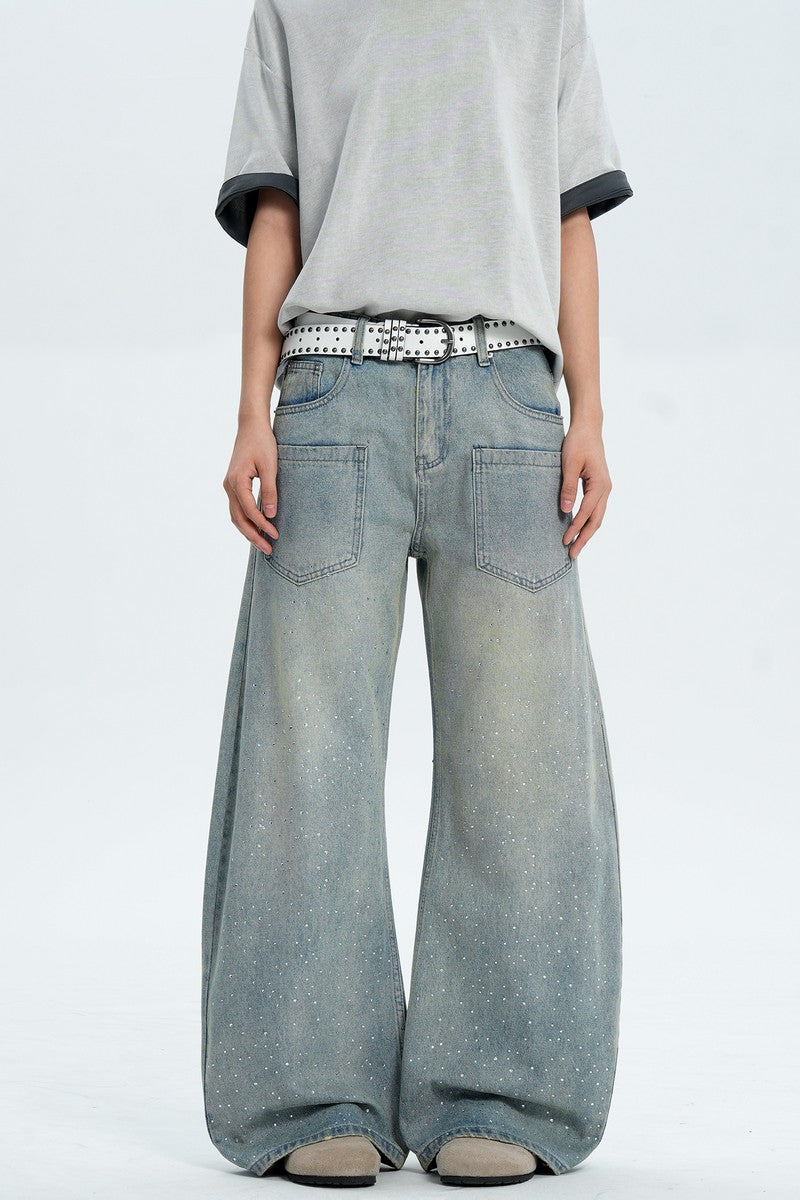 Rhinestone Blade Jeans