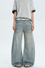 Rhinestone Wide Leg Jeans