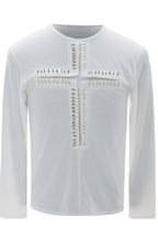 Cross Pin Henley Shirt