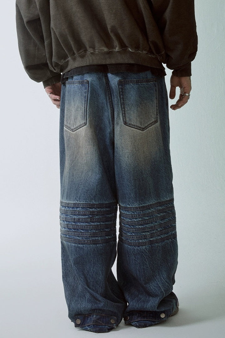 Distressed Skeleton Jeans