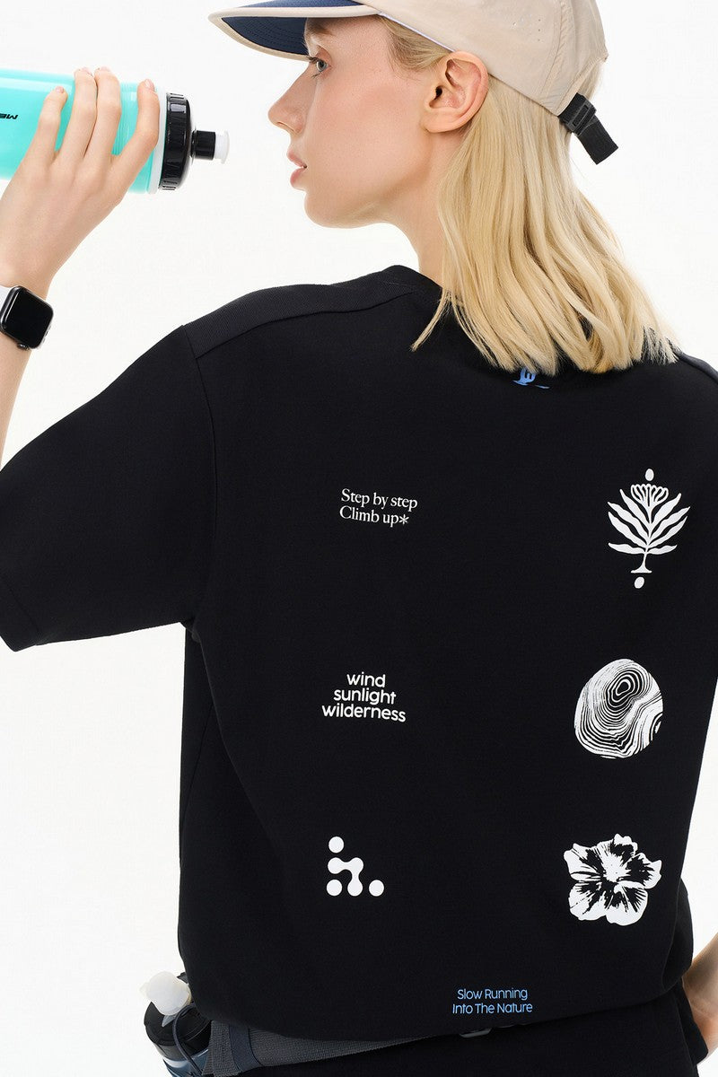 Antibacterial Wicking Print Tee