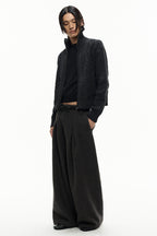 Jacquard Diamond Knit Turtleneck