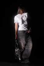 Washed Wide Leg Jeans