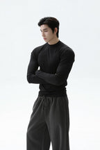 Slim Fit Crewneck Sports Tee