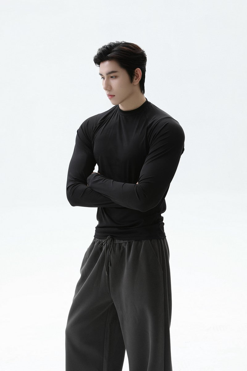 Slim Fit Crewneck Sports Tee