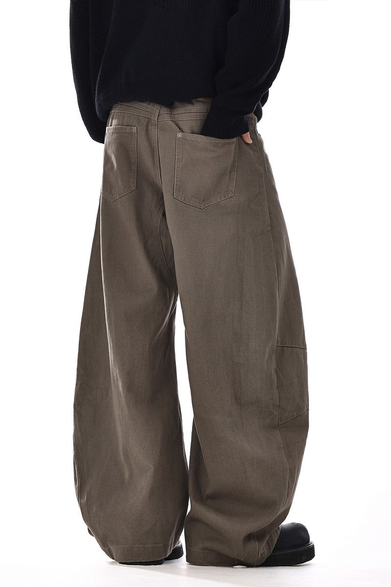 Vintage Loose Blade Deconstructed Jeans