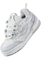 Grey Flame Chunky Sneakers