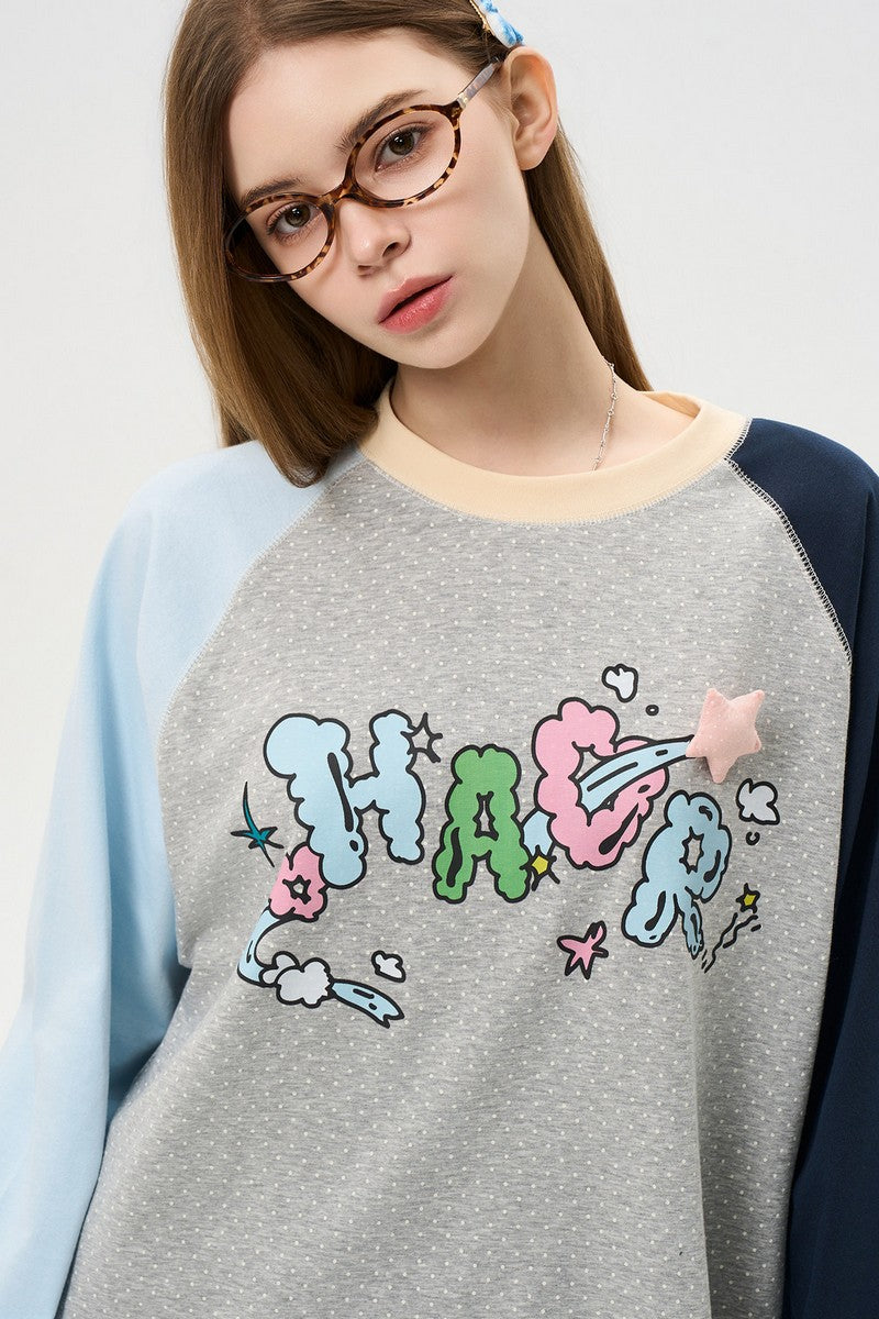 Polka Dot Baseball Dog Tee