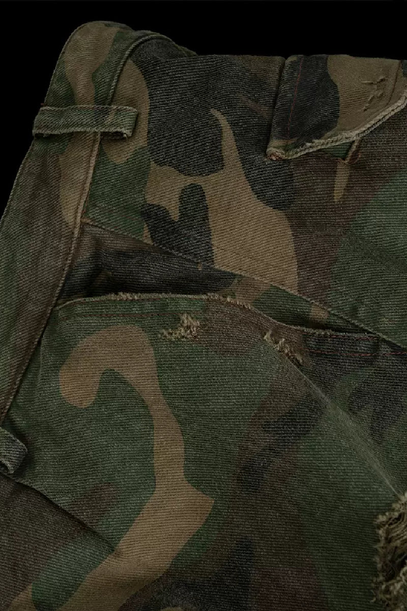 Camo Loose Fit Cargo Pants - Antidote – Copping Zone