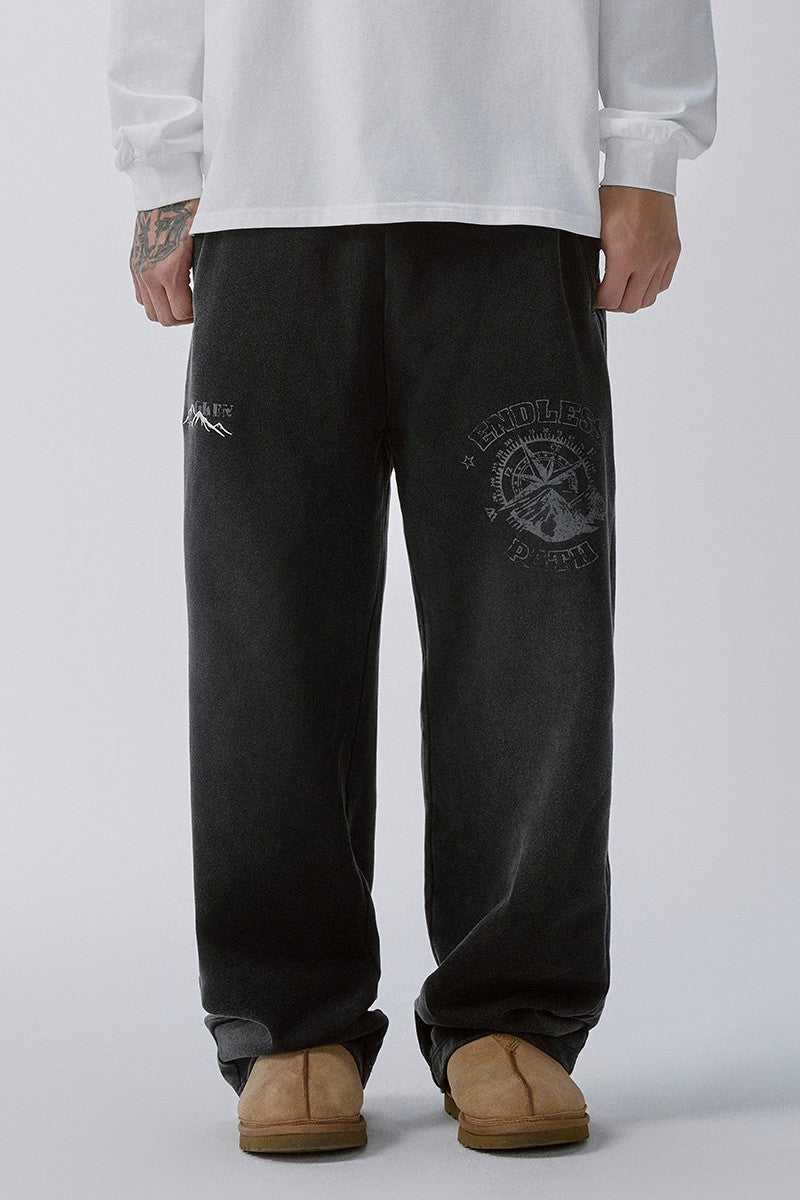 Washed Graphic Heavyweight Sweatpants