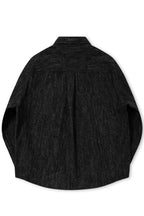 Washed Black Denim Shirt