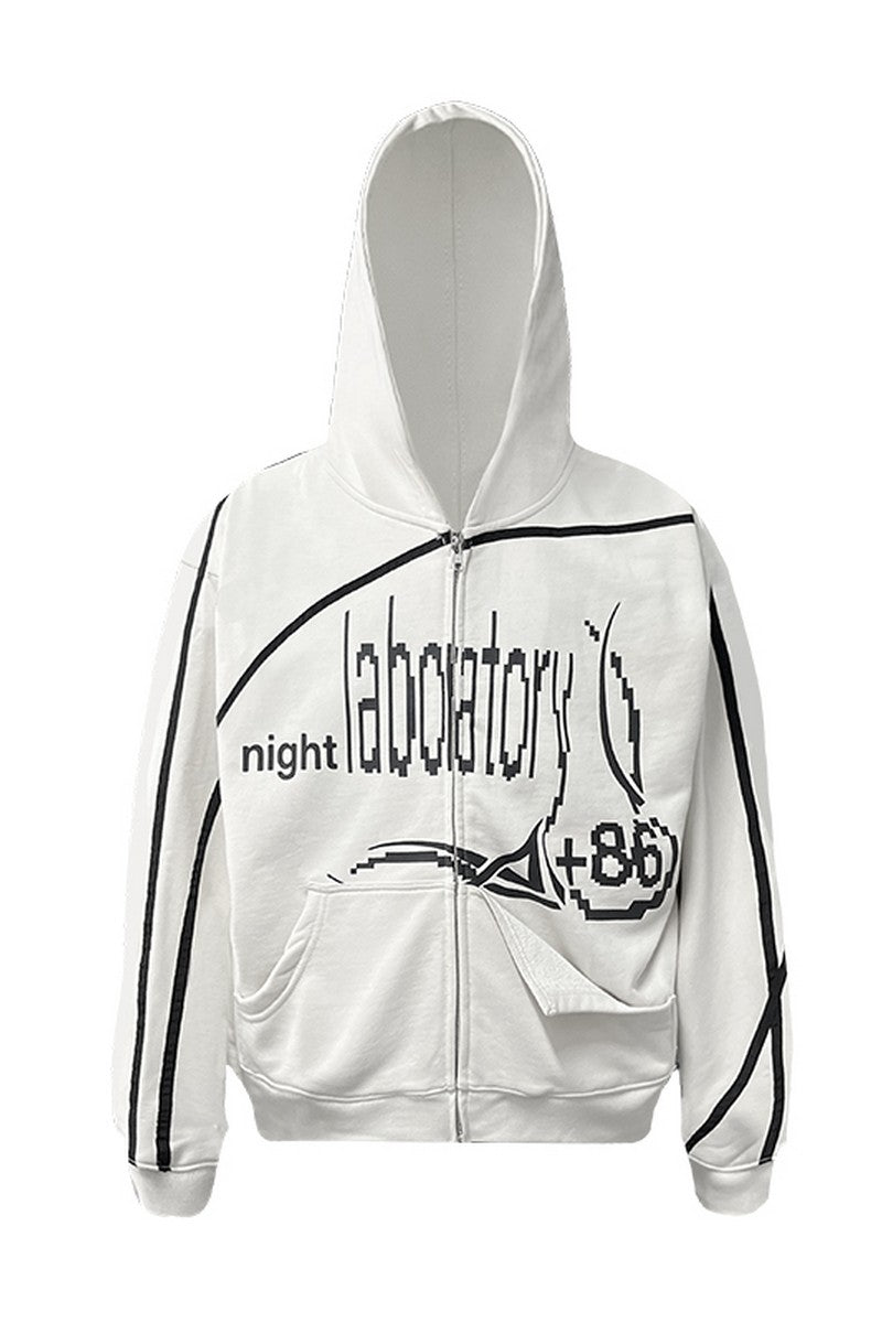 Mosaic Patch Homeless Hoodie