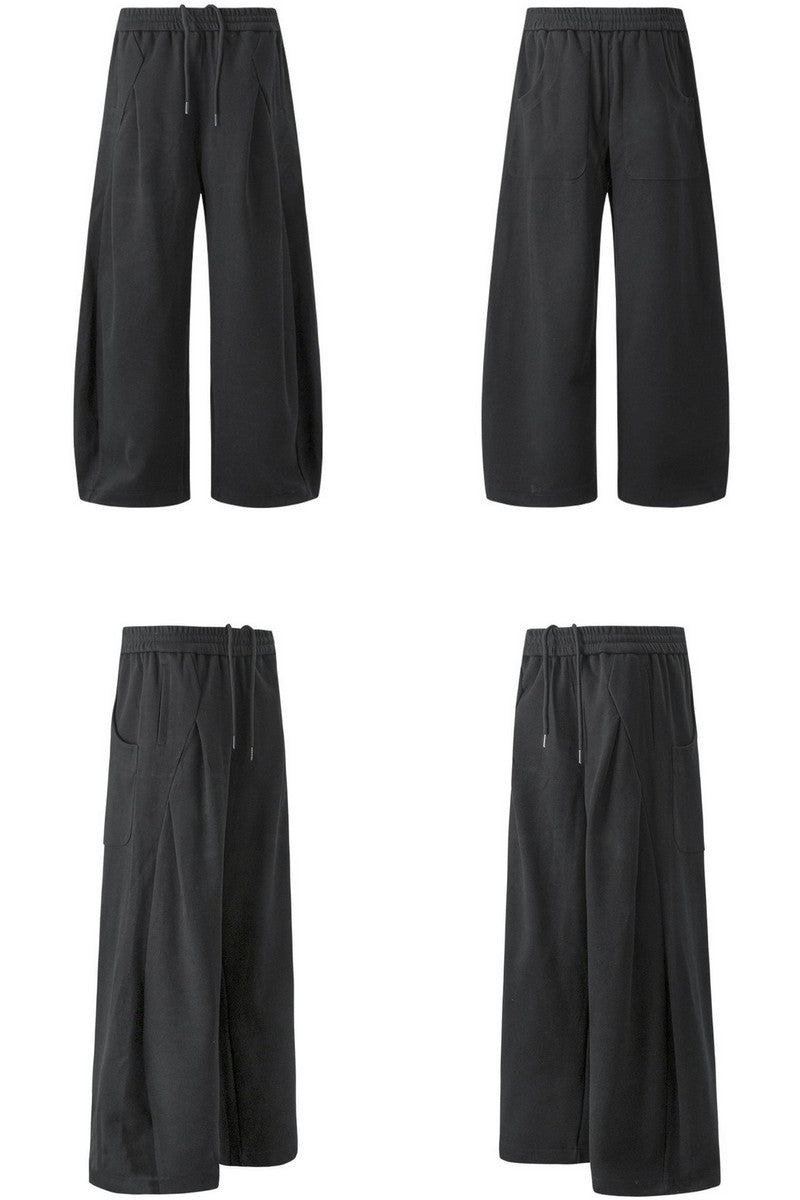 Blade Cut Wide Sweatpants