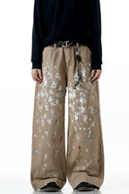 Paint Splatter Graffiti Cargo Pants