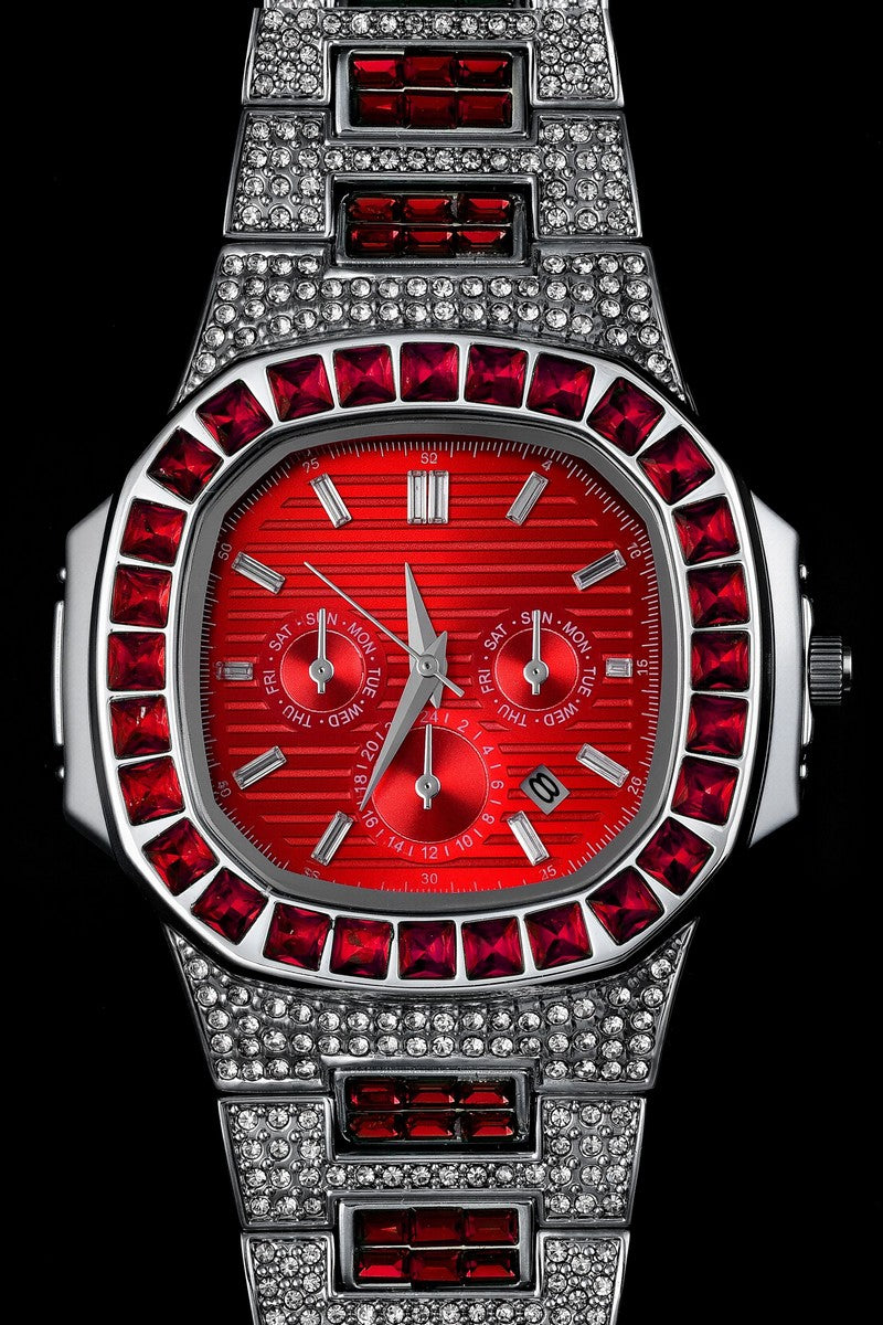 Iced Nautilus Quartz Watch