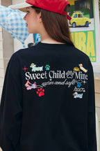 Plush Dog Embroidery Tee